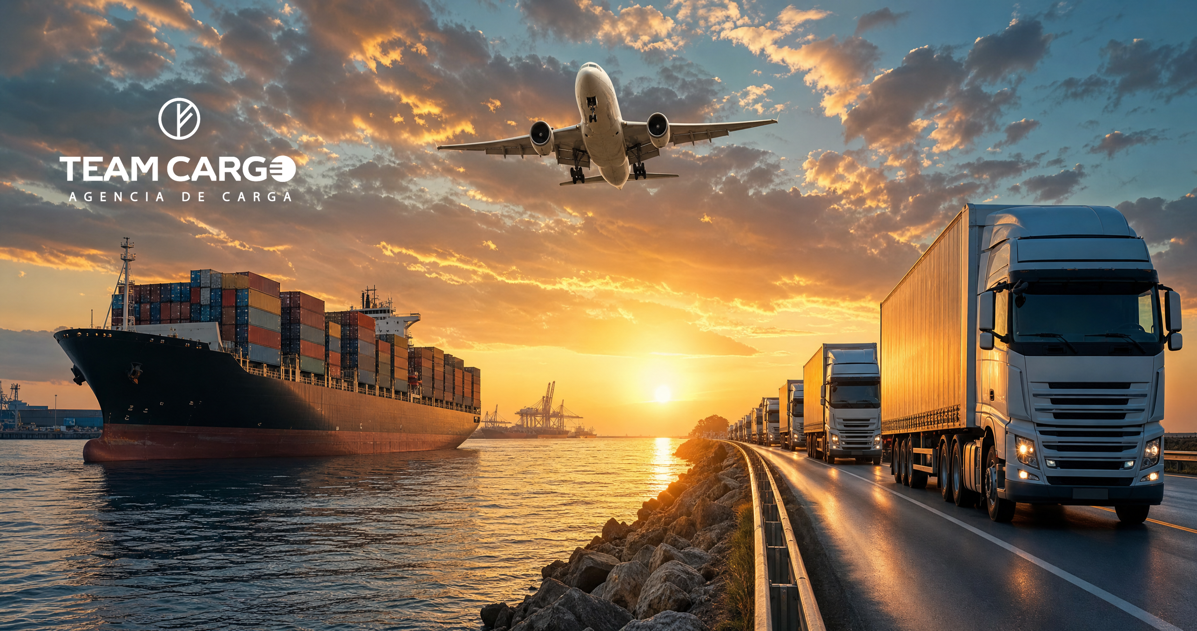 Fletes internacionales: transporte marítimo, aéreo y terrestre — Team Cargo Perú